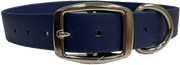 Waggle Woof & Wander Dog Collar 3/4 Large 17.75-22.25 Dark Blue