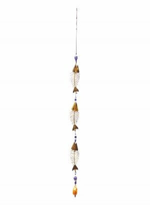 Hanging Decor - Beads & Bells Boney Fish by Homeportonline