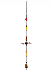 Hanging Decor - Beads & Bells Dragonfly Coppertone by Homeportonline