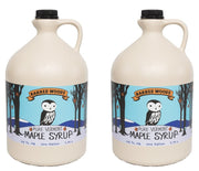 Two One Gallon Jugs of Pure Vermont Maple Syrup - 256 oz Total by Barred Woods Maple