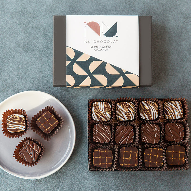 Vermont Whiskey Truffle Collection by NU Chocolat