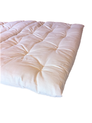 White Lotus Green Cotton Topper