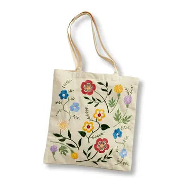 Embroidered Tote Bag