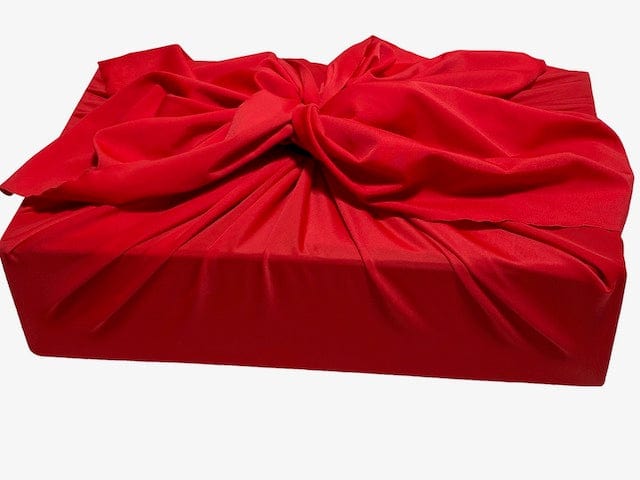 Extra Large Reusable Cloth Furoshiki Gift Wrap | Bright Red by Shiki Wrap