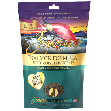 Zignature Soft Moist Treats For Dog Salmon 4oz-