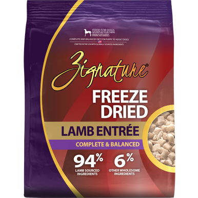 Zignature Freeze Dried Lamb Entrée 25oz