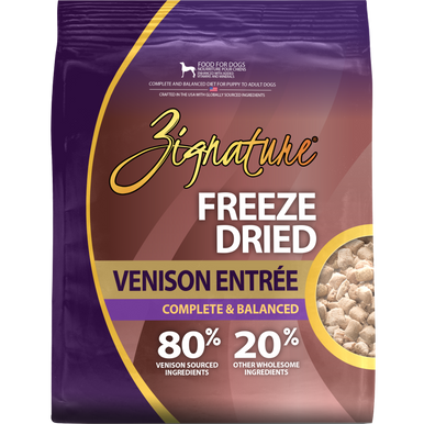 Zignature Freeze Dried Venison Entrée 25oz