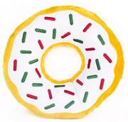 Zippy Paws Jumbo Donutz Peppermint Holiday Dog Toy