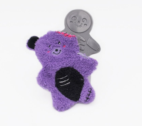 Zippy Paws Halloween Bonez Zombie Bear by Pet Food Warehouse