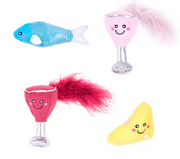 ZippyClaws Zippy NomNomz Catcuterie Cat Toy 4 Pack