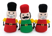 Zippy Paws Christmas Miniz Nutcrackers 3 pack