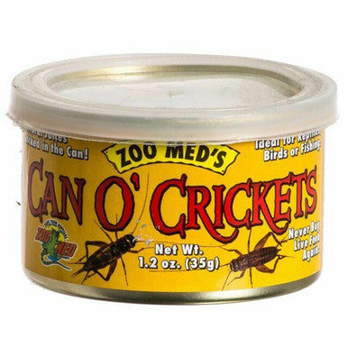 1.2oz Zoo Med Can of Crickets 300ct