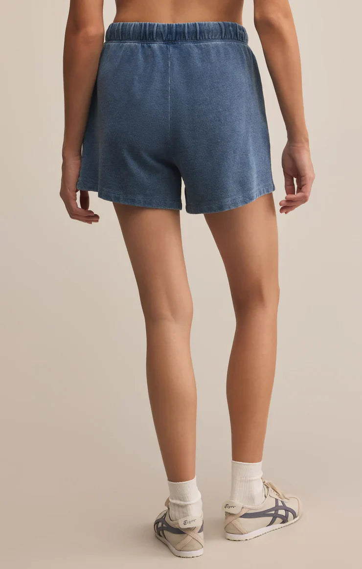 Z Supply Hunter Knit Denim Short – Vintage Indigo by Dear Lucy