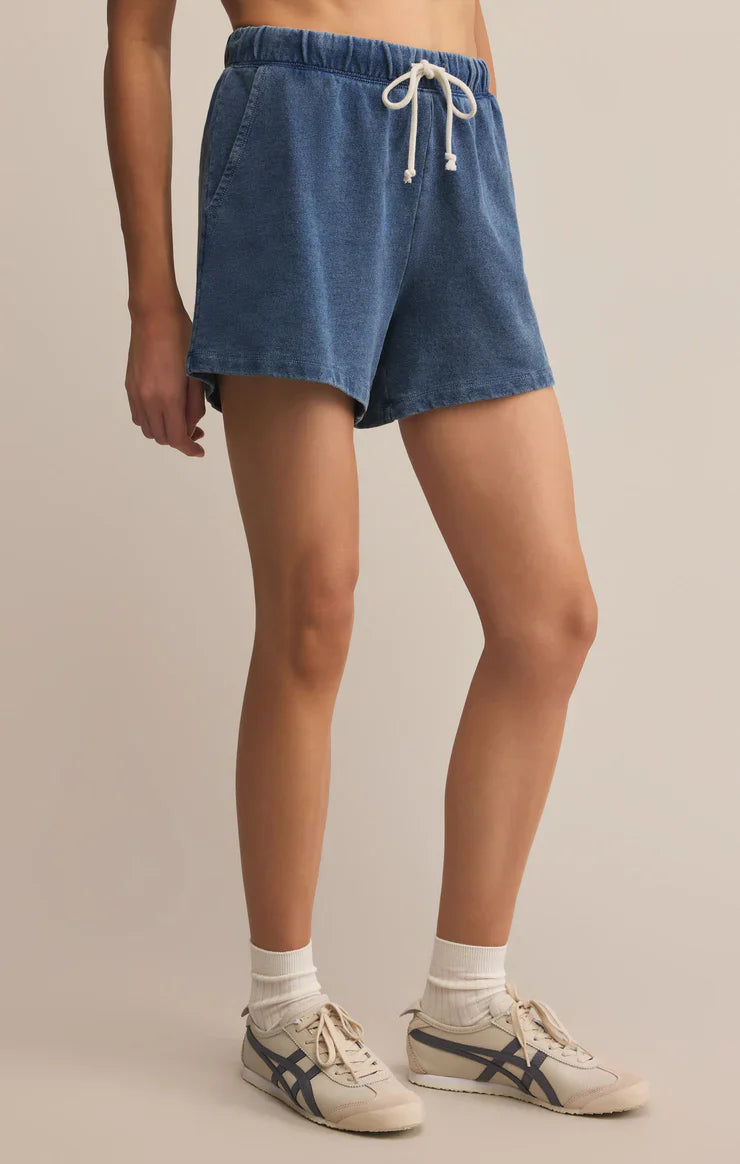 Z Supply Hunter Knit Denim Short – Vintage Indigo by Dear Lucy