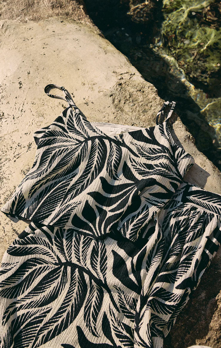 Z Supply Nolan Palm Crop Tank – Isla Leaf Print by Dear Lucy