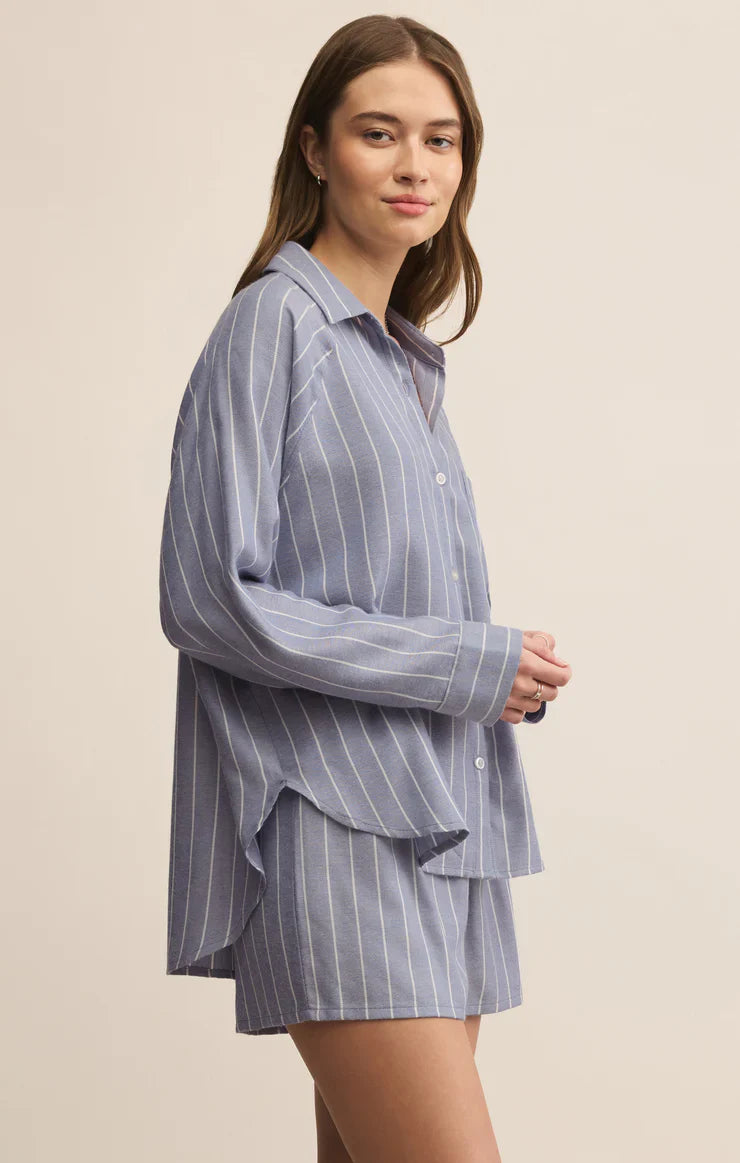 Z Supply River Plaid in Blue Velvet