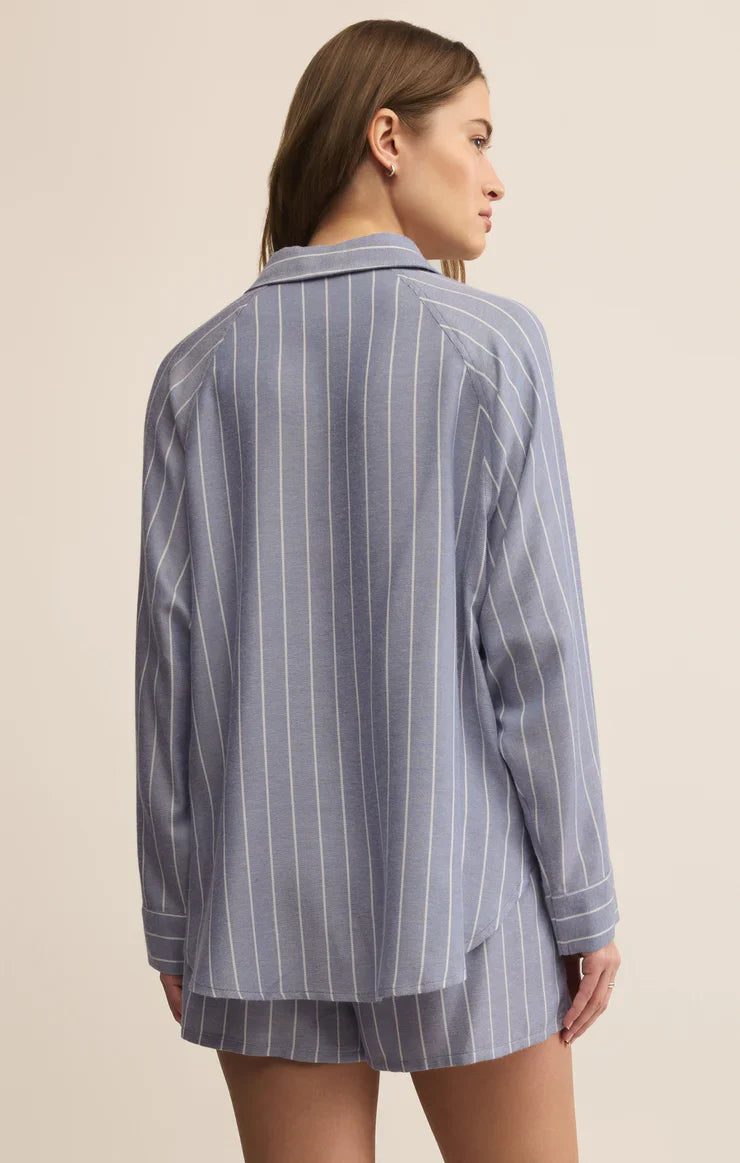 Z Supply River Plaid in Blue Velvet