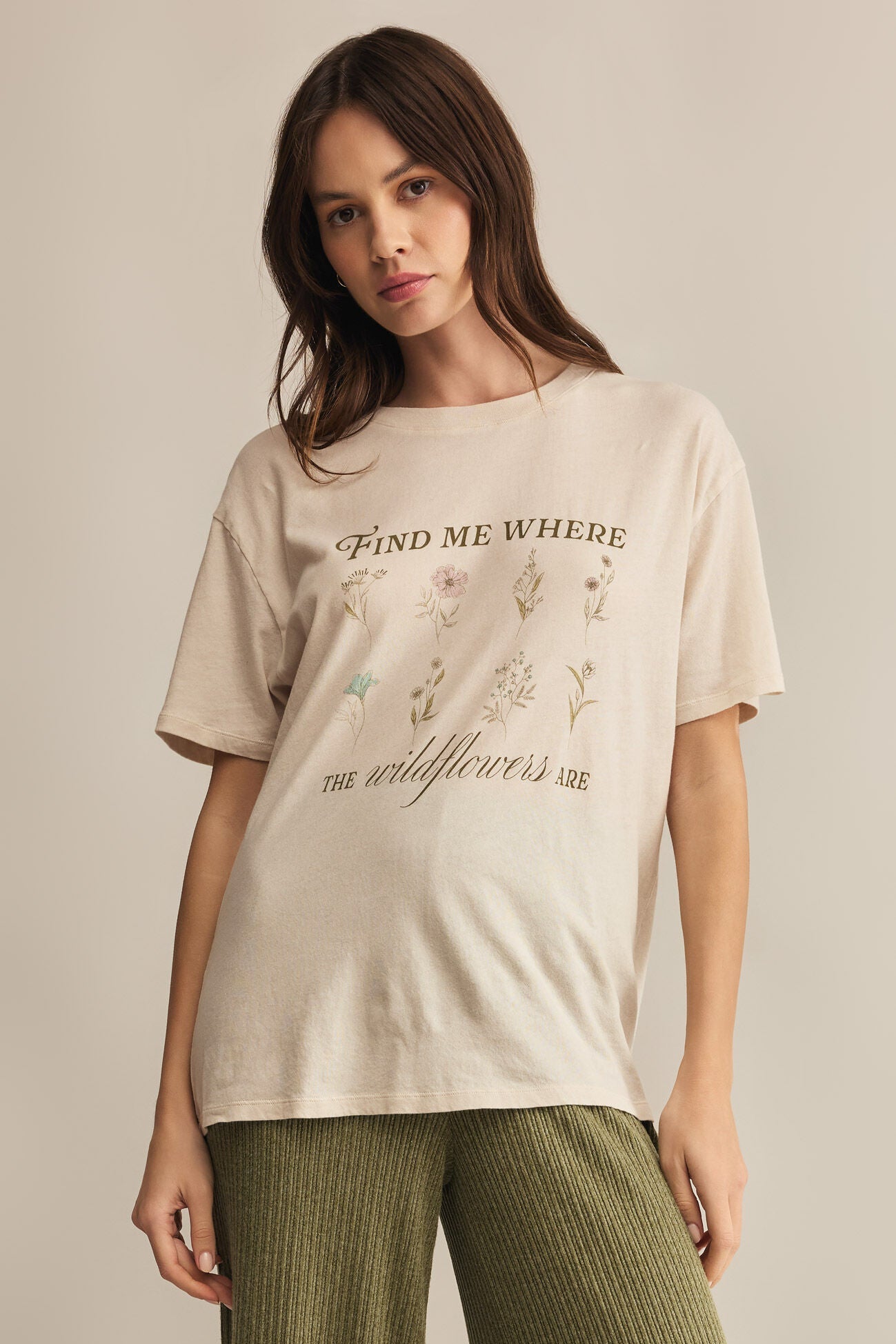 Z Supply Boyfriend Wildflowers Tee by Dear Lucy