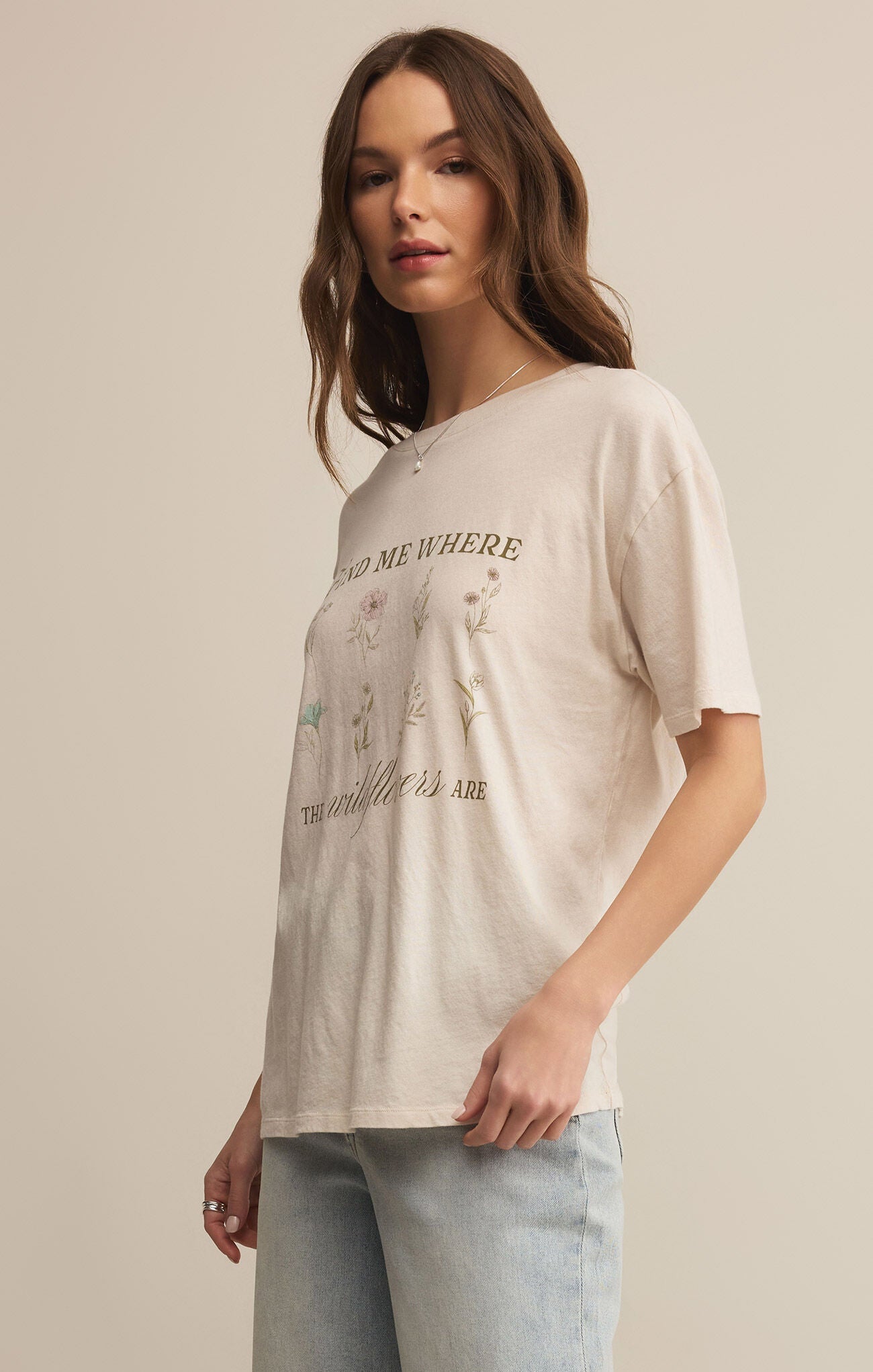 Z Supply Boyfriend Wildflowers Tee by Dear Lucy