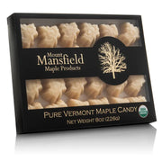 Half Pound Box Organic Pure Vermont Maple Sugar Candy