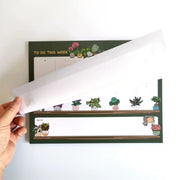 Plant Buddies Weekly Planner Pad (Emerald)