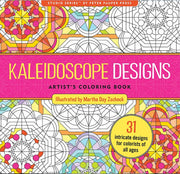 Artist's Adult Coloring Book Kaleidoscope Designs by Homeportonline