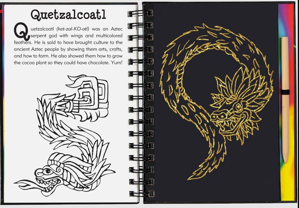 Scratch And Sketch Trace Along Activity Book Dragons And Mythical Creatures by Homeportonline