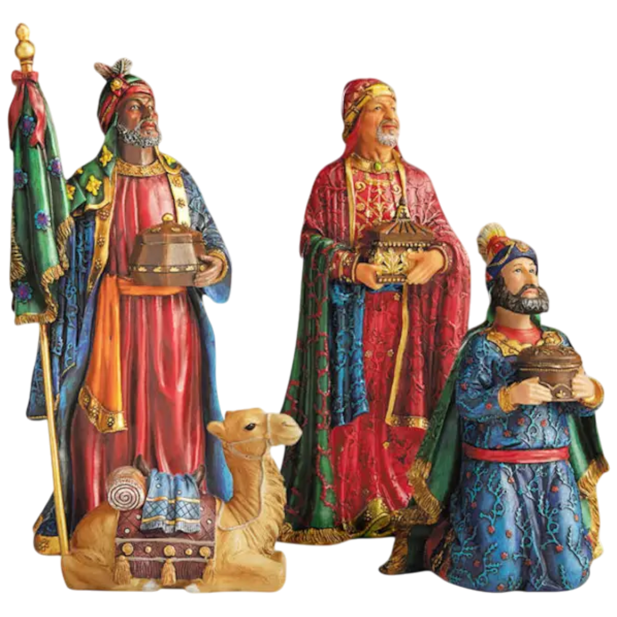 Outdoor Nativity Set - Three Kings and Camel