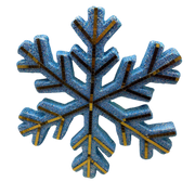 12 Inch Commercial Shatterproof Snowflake Ornament