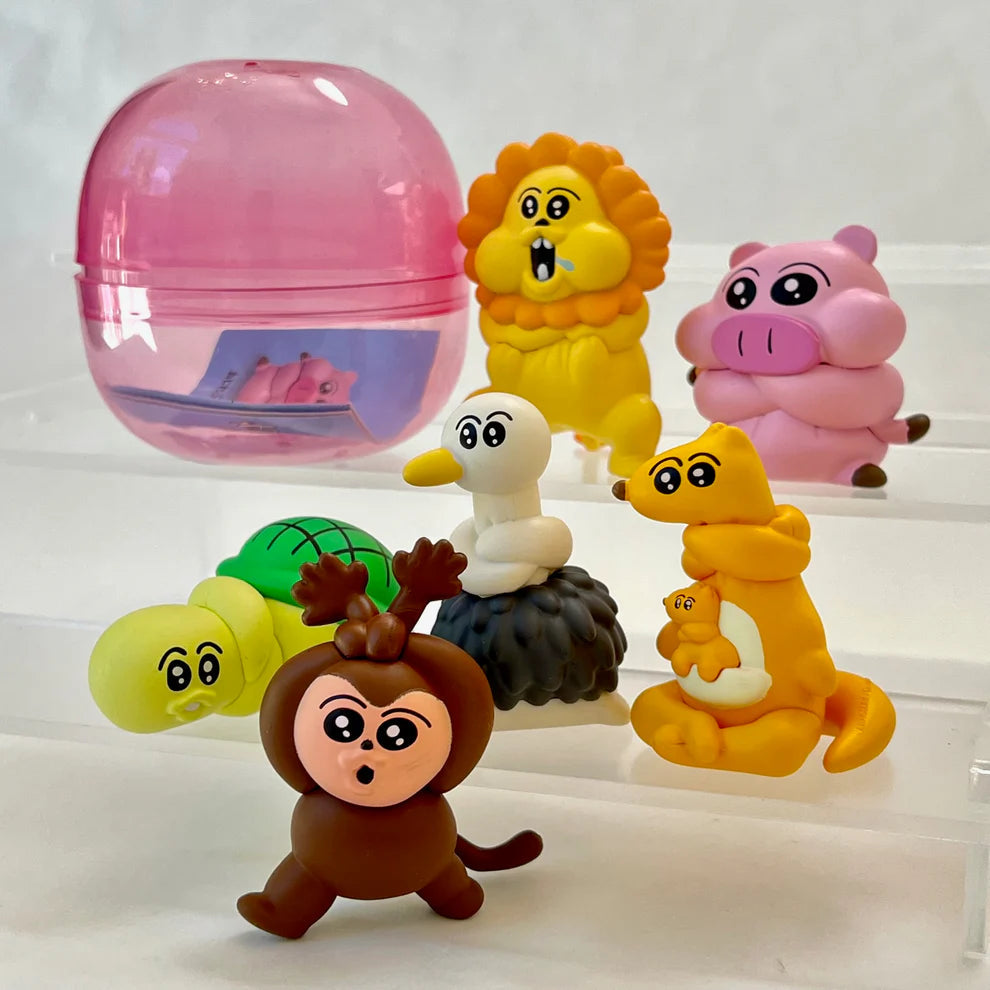 Gashapon Capsule Preschool & Up Twisted Animals (Sold As An Individual Capsule) by Homeportonline