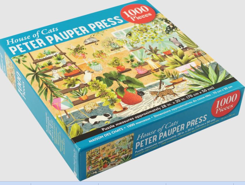 Puzzle 1000 Piece House of Cats by Homeportonline