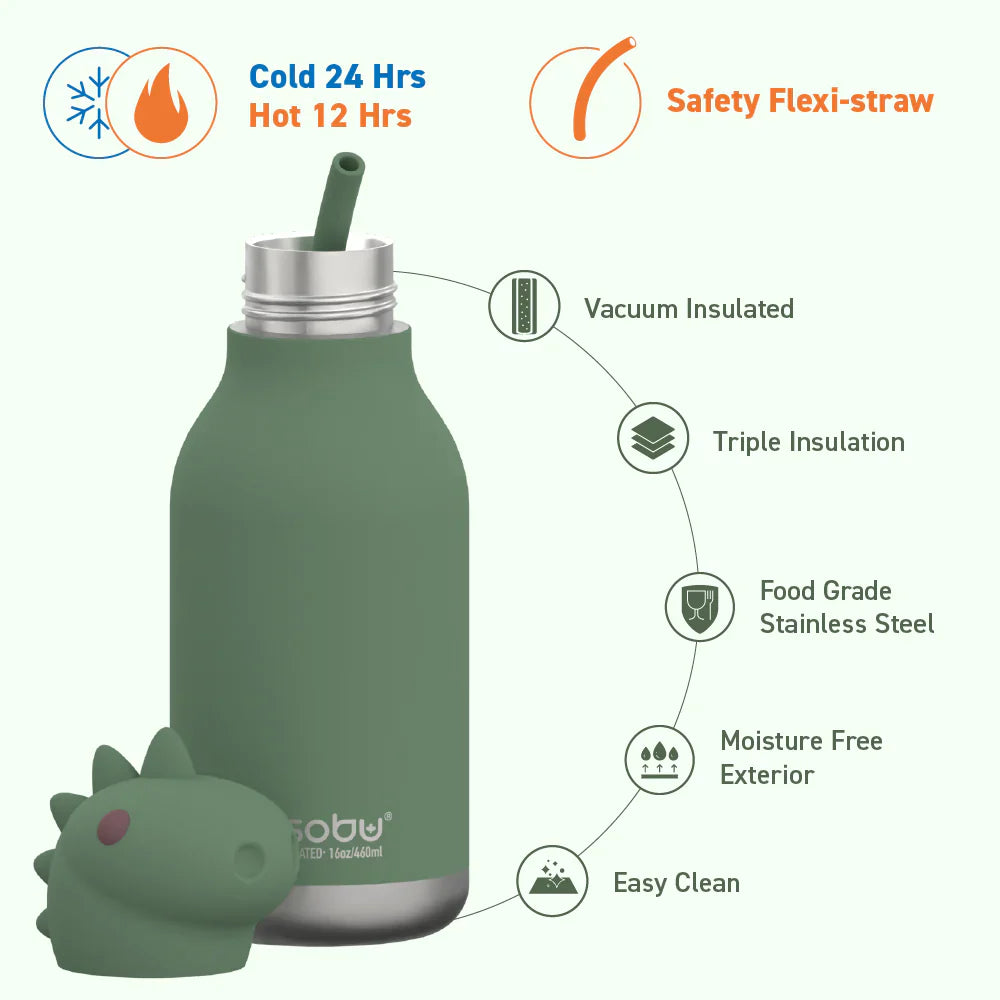 Bestie Bottle - Dinosaur by Homeportonline