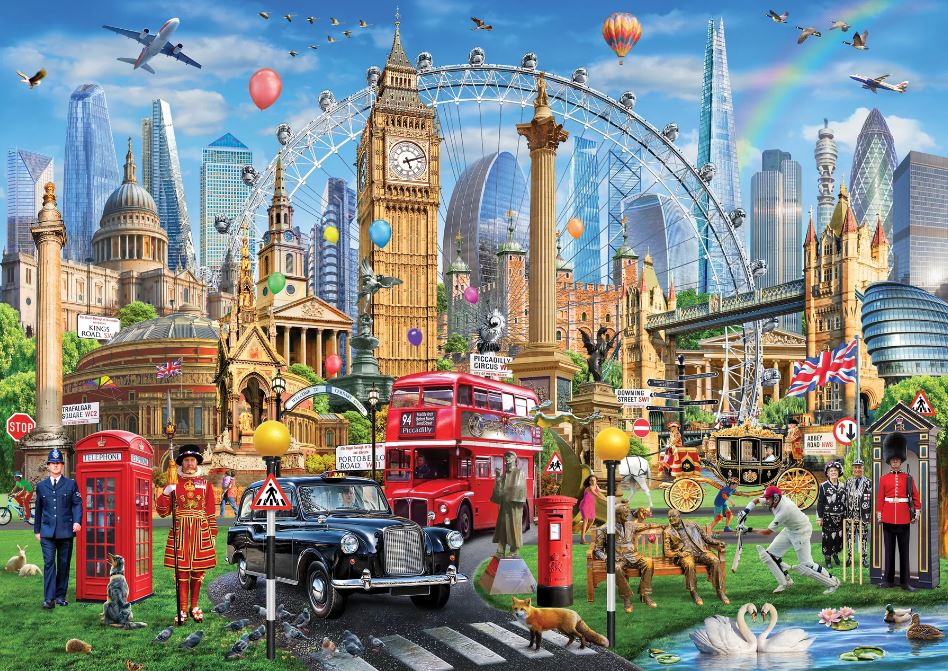 Puzzle 500 Piece London by Homeportonline