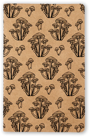 Wild Mushrooms Kraft Layflat Notebook