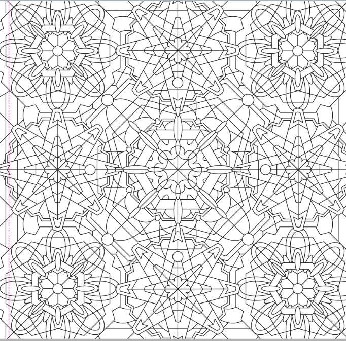 Artist's Adult Coloring Book Kaleidoscope Designs by Homeportonline
