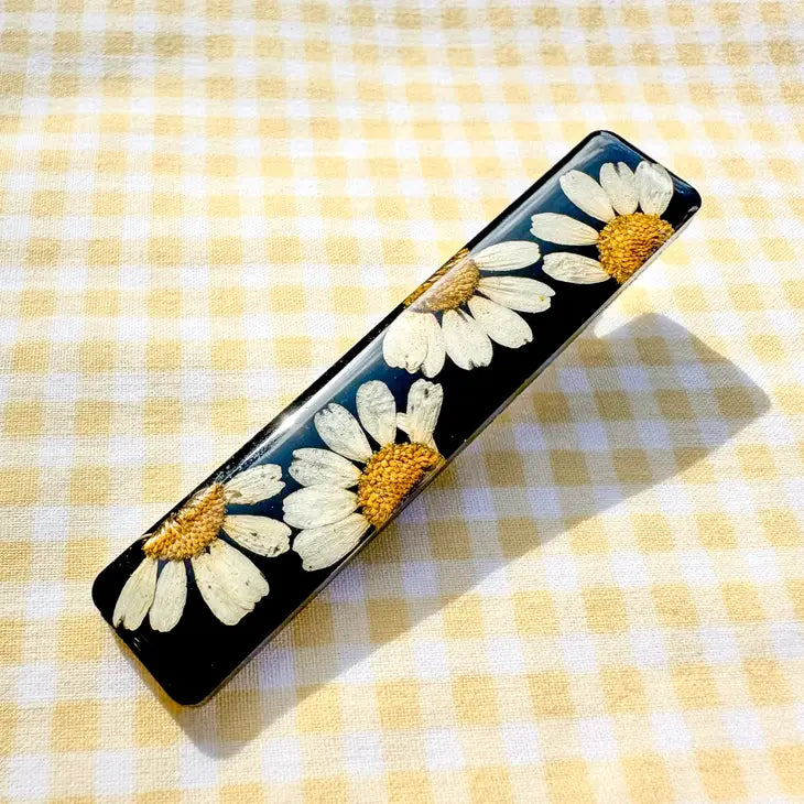 Pressed Flower Hair Clip