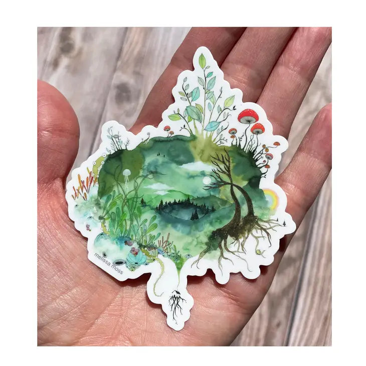 The World Awaits- Sticker by Wild Lark