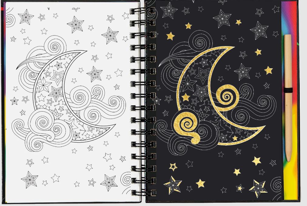 Scratch And Sketch Trace Along Activity Book Extreme by Homeportonline