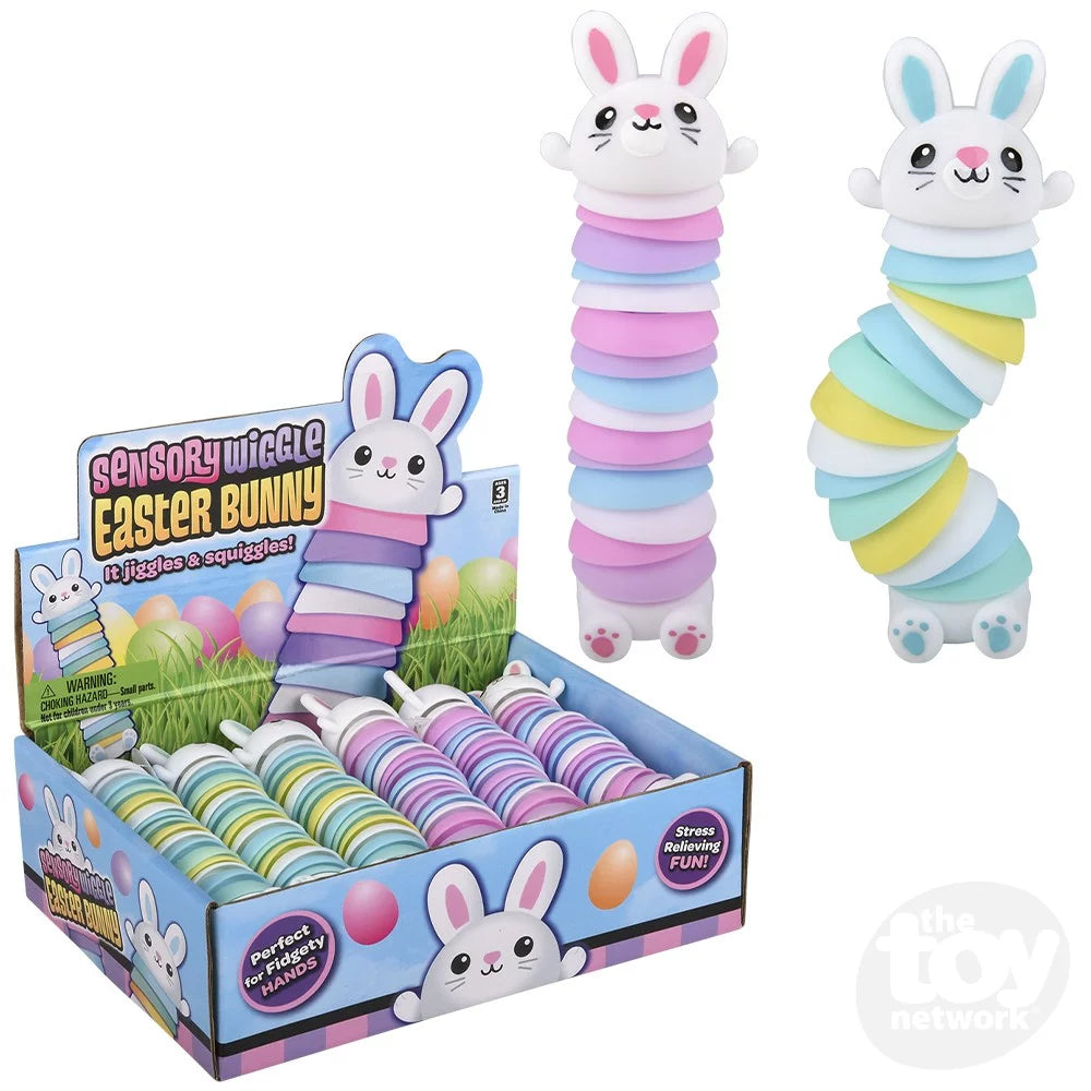 Easter Sensory Wiggle Bunny Rabbit 5" Sold Individually by Homeportonline