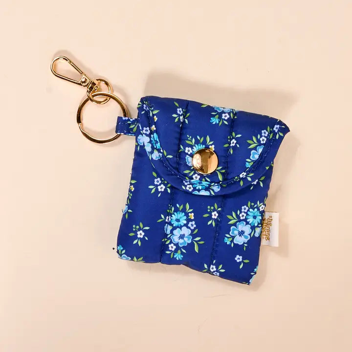 Puffy Earbud Case Keychain