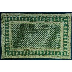Tapestry Single Size Sanganeer Dabu Green by Homeportonline