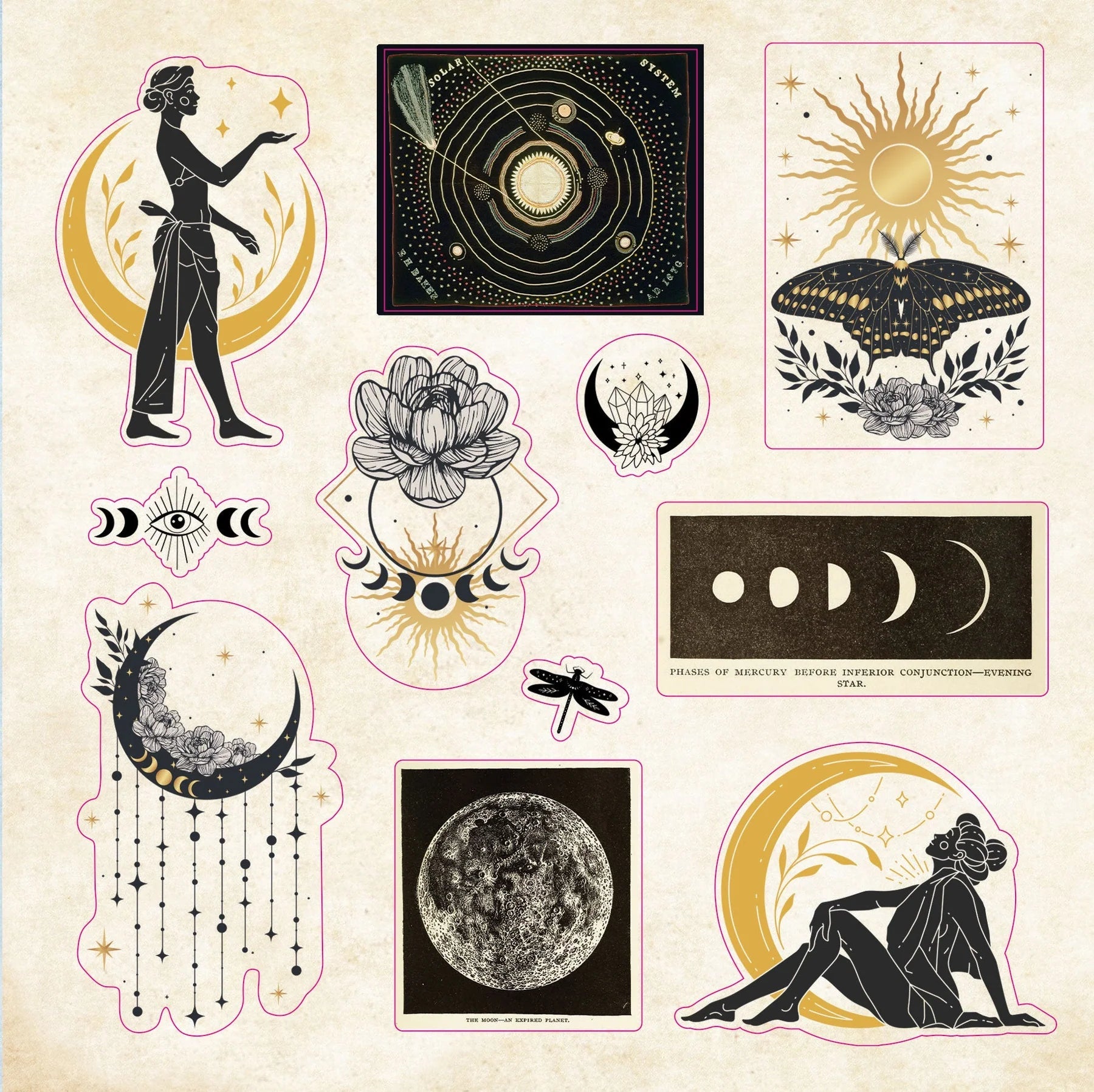 Sticker Book Celestial Wonders by Homeportonline