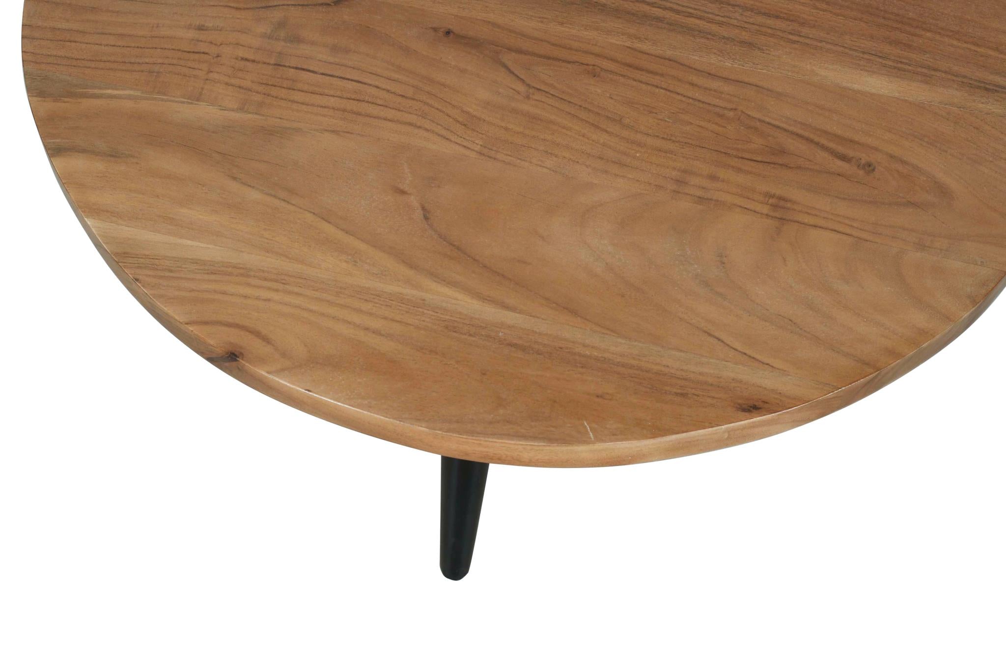 Prelude Cocktail Table Round Suede by Homeportonline