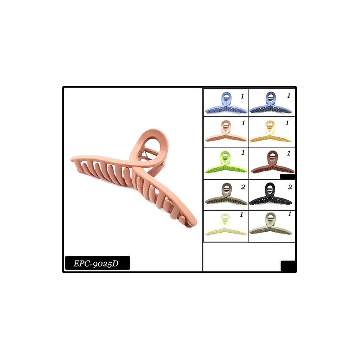 Hana Solid Plastic Hair Clip