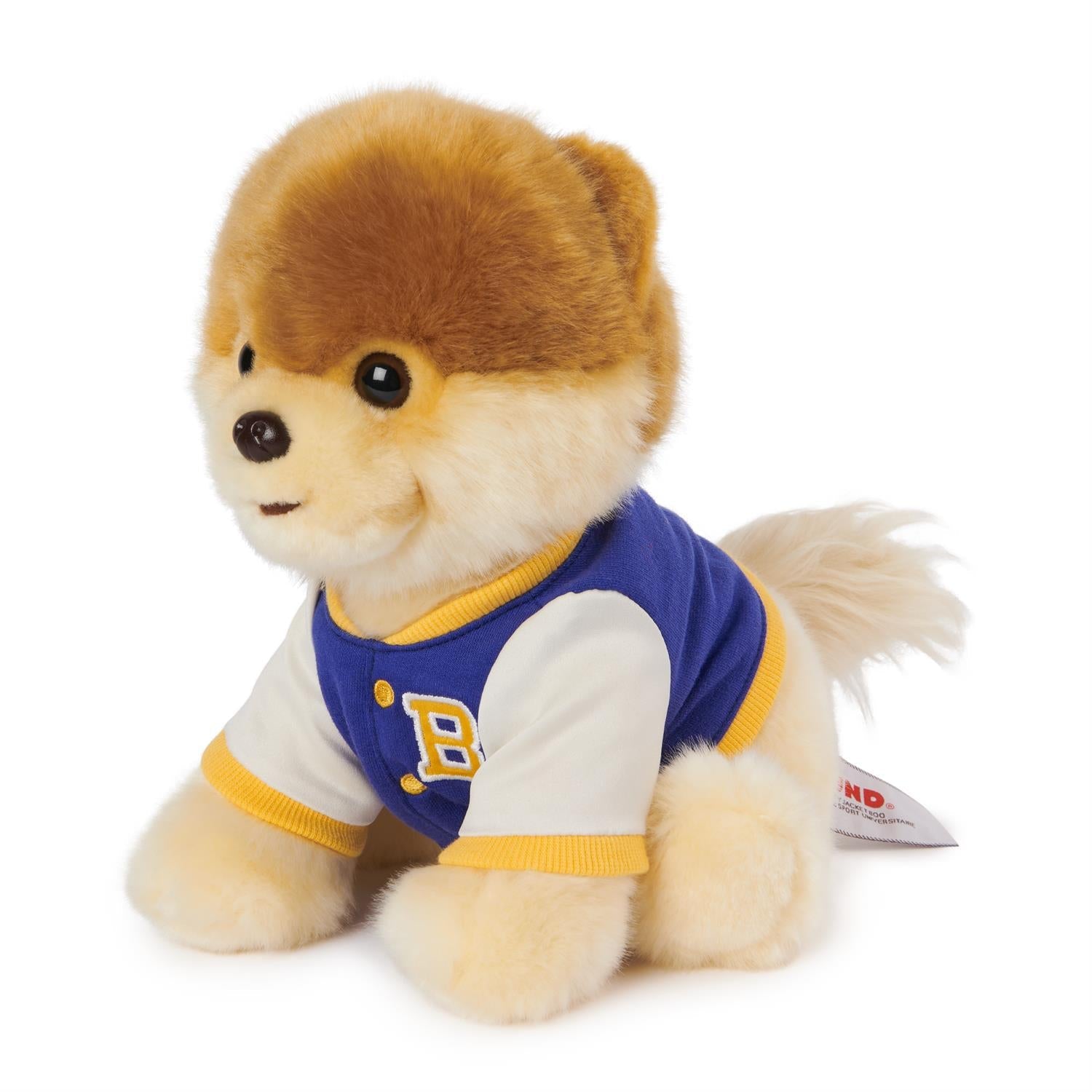 Plush Boo In Varsity Jacket "B" 9" by Homeportonline