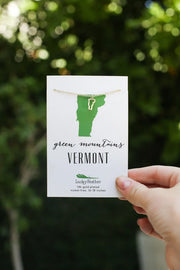 State Necklace - Gold - Vermont