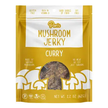 Pan's Mushroom Jerky: Curry