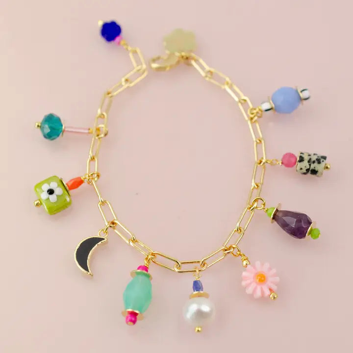 Colorful Charm Bracelet
