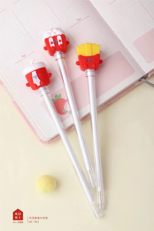 Gel Pen Fast Food (Sold Individually) by Homeportonline
