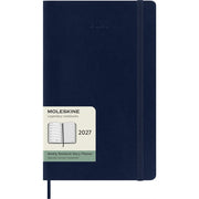 Moleskine Classic 12 Month 2027 Weekly Planner, Soft Cover, Large (5 x 8.25), Sapphire Blue, 144 pages